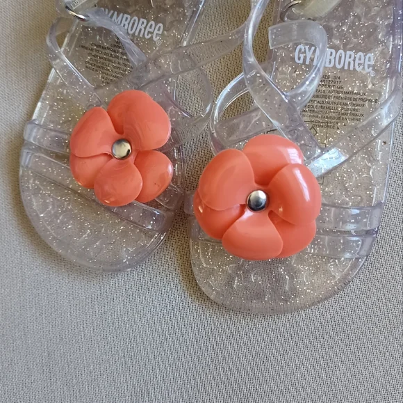 Gymboree Flower Sparkle Jelly Sandals - Picture 2 of 8